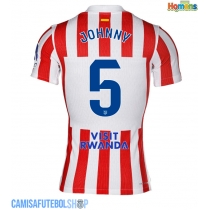 Camisa de time de futebol Atletico Madrid Johnny Cardoso #5 Replicas 1º Equipamento 2025-26 Manga Curta